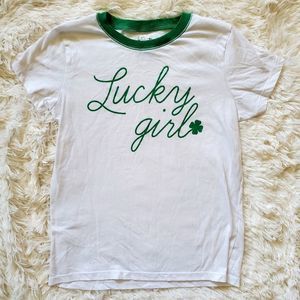 "Lucky Girl" St. Patriks Day T-shirt